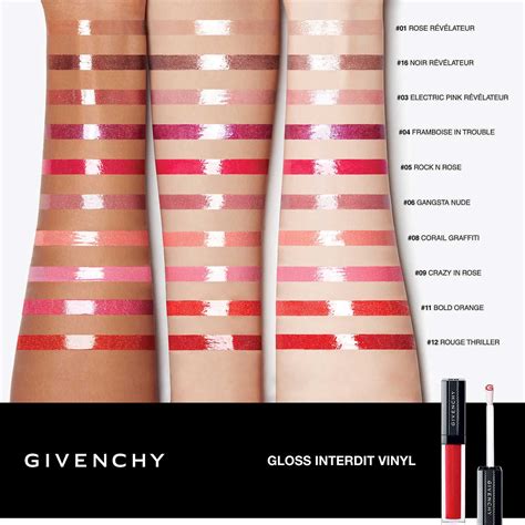 givenchy lip balm 001|Givenchy interdit vinyl lipstick.